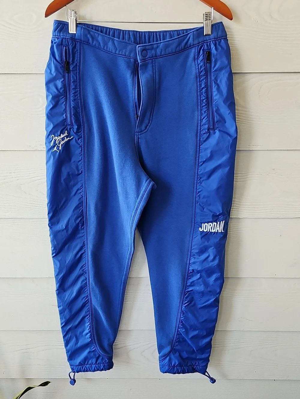 Jordan Michael Jordan Fleece Track Pants Blue Size L